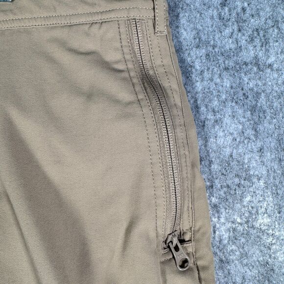 Clothing Arts Shorts Mens Size 36x10 Beige P Cubed Pick Pocket Proof Travel - Picture 4 of 11